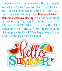 Calendars Schrader Elementary School